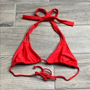 Solkissed red bikini top